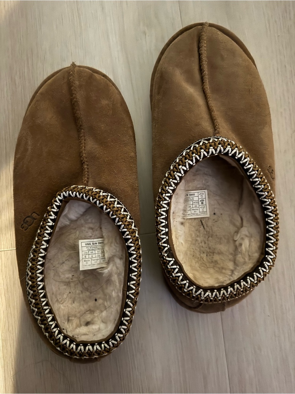 UGG Cream Sheepskin Lined Footwear